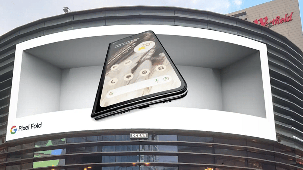 Google Pixel’s guerrilla marketing example (Source: Campaign)