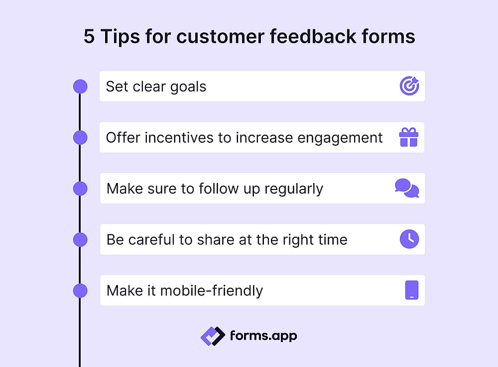 Expert tips for customer feedback forms