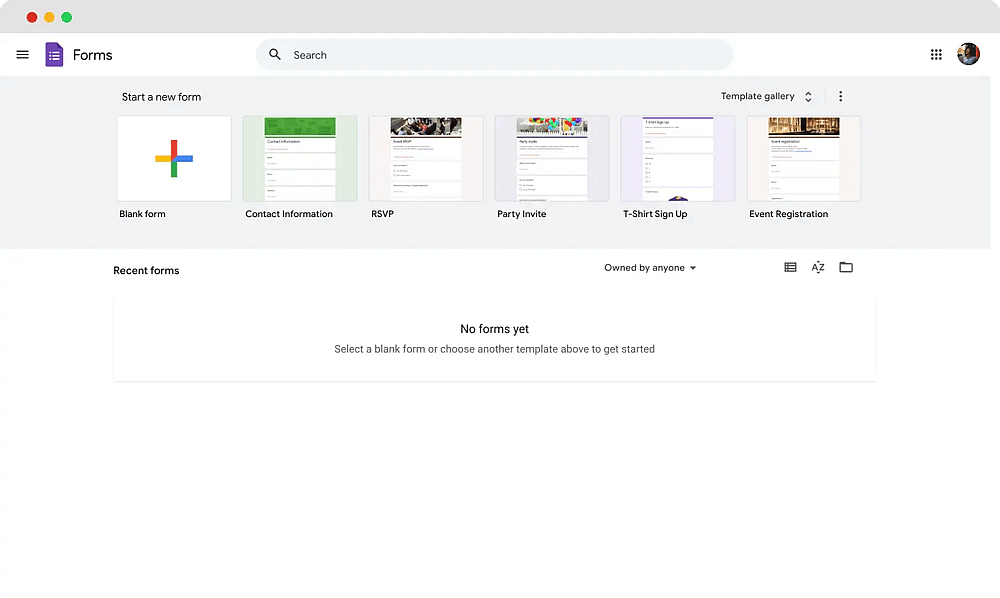 Choose a beginning option
