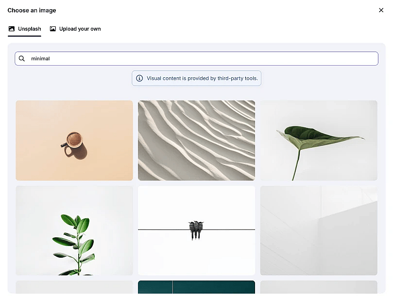 An image showing the search bar where you can search for the specific picture needed