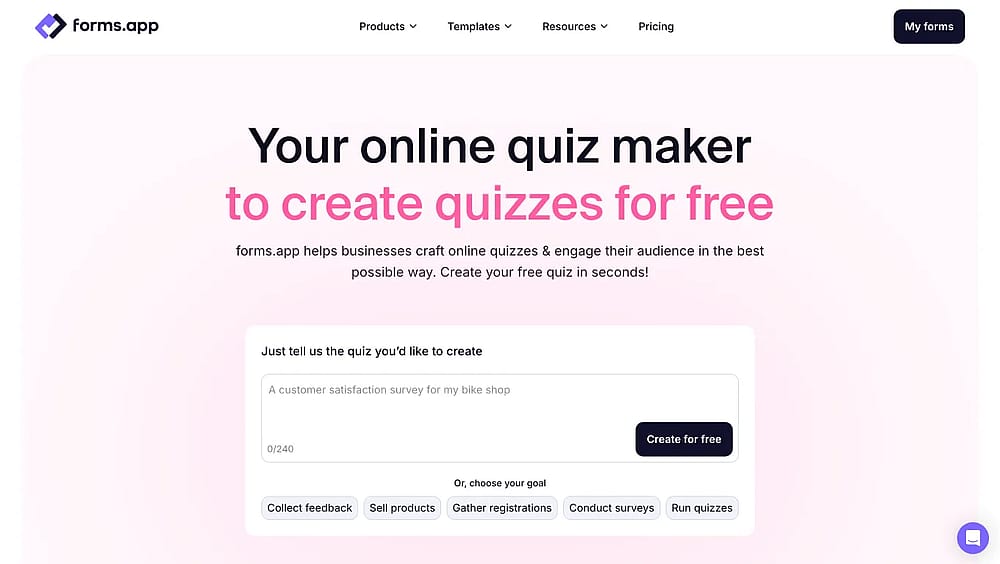 Choose a quizmaker