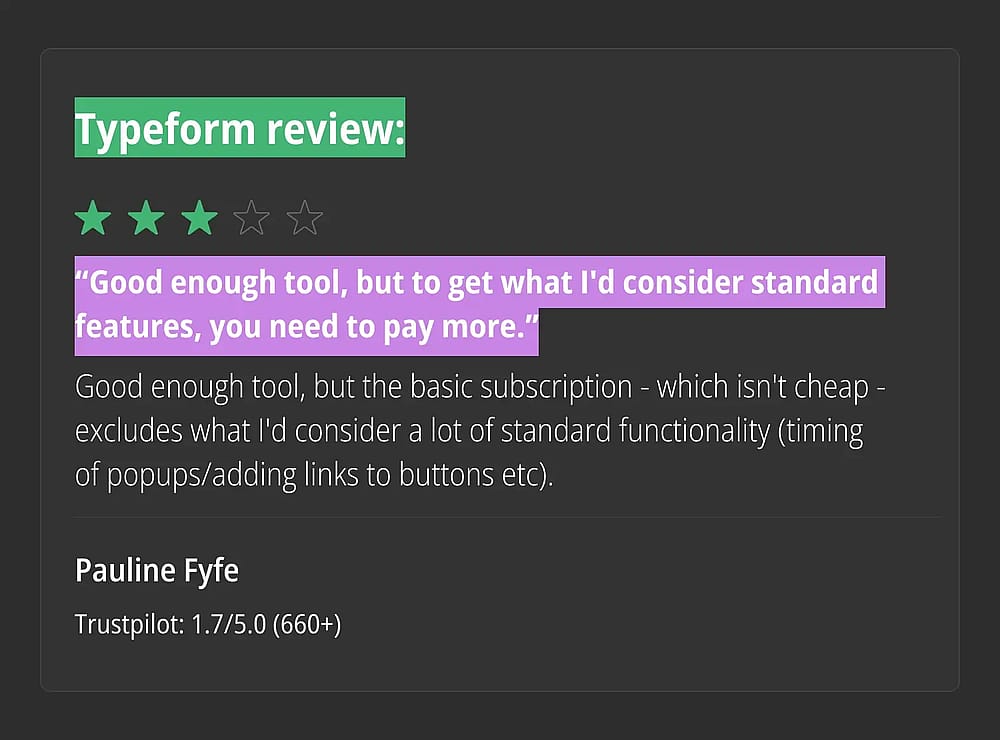 Typeform review