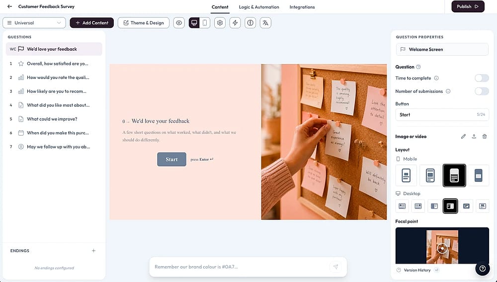 Workspace of Ovoform