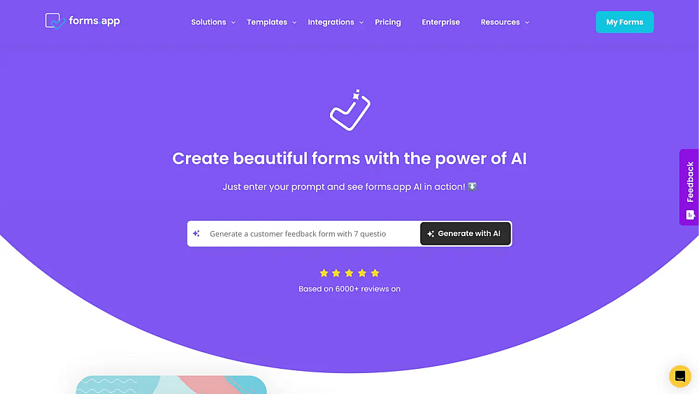 Generate your form with AI