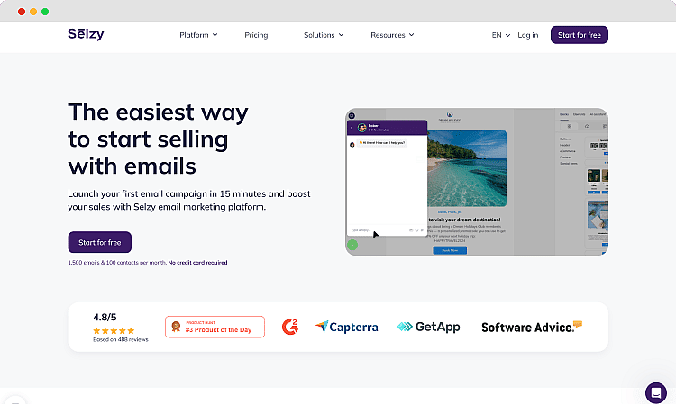 #33 Best marketing tools - Selzy