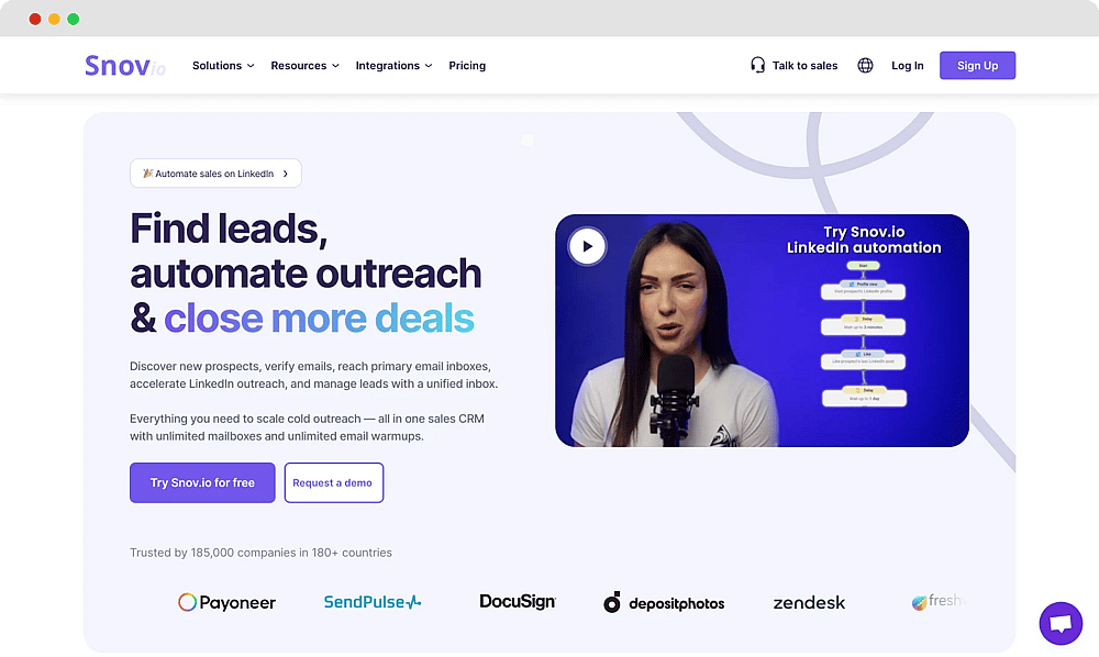 #23 Best marketing tools - Snov.io