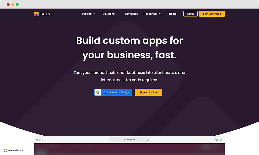 #17 Best marketing tools - Softr