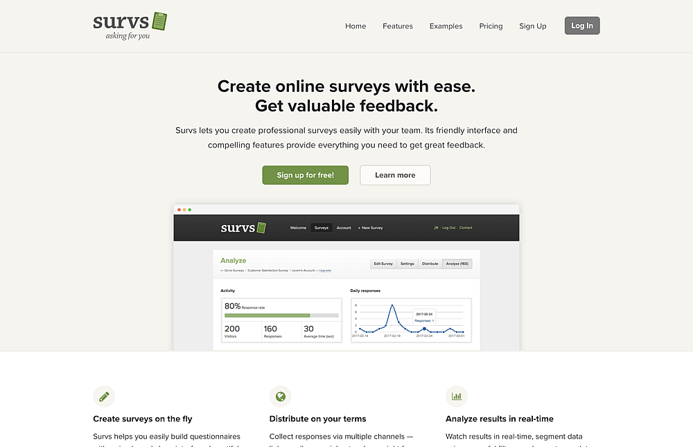 #18 Alternative à SurveyMonkey - Survs&nbsp;