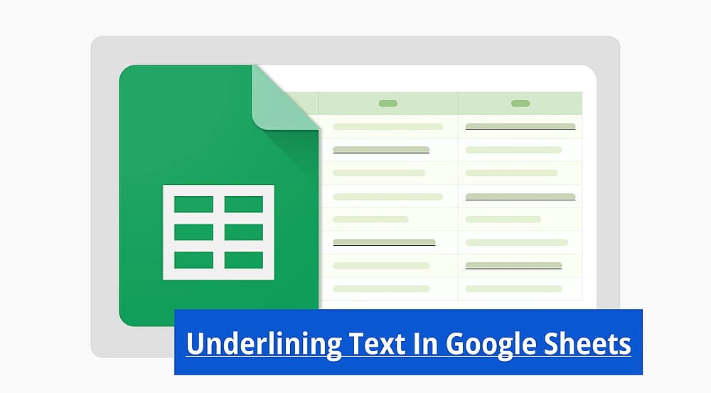 Unterstreichen von Text in Google Sheets: Ein vollständiger Leitfaden