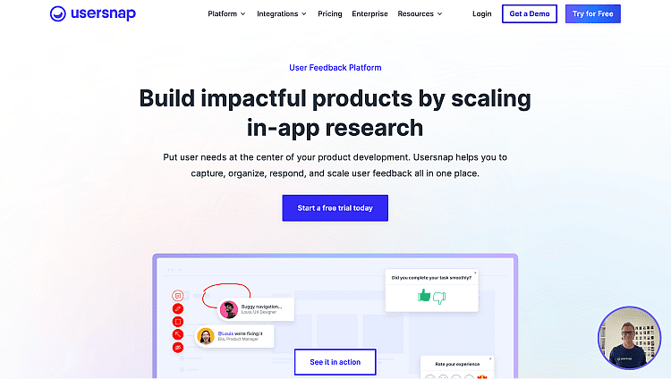 #13 AskNicely alternative - Usersnap