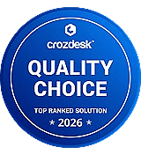 "Quality of Choice" award by Crozdesk