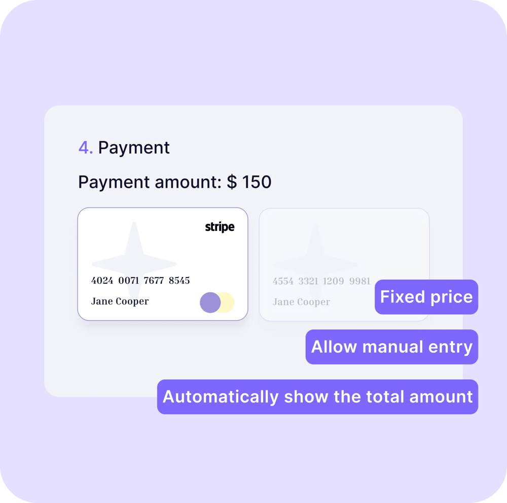 Connect your form with your Stripe account