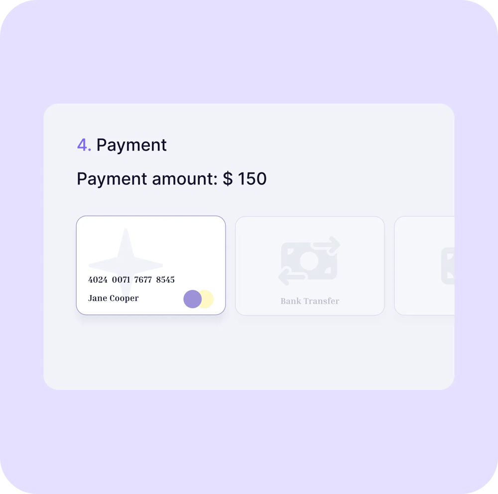 Offer seamless payment experience with multiple options