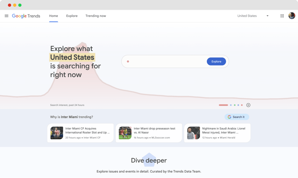 #5 Bestes Marktforschungstool - Google Trends