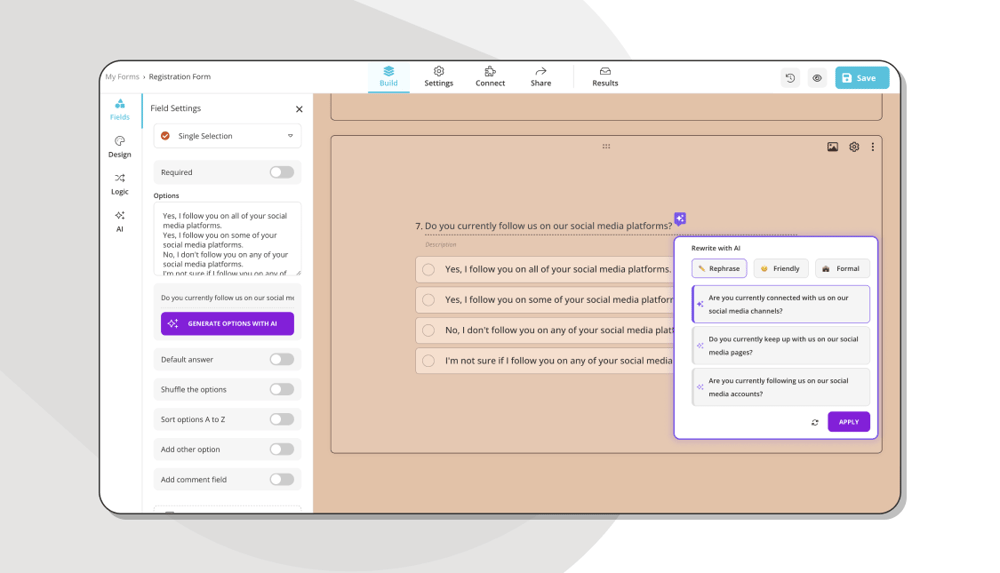 AI ile yeniden yazmayı deneyin
