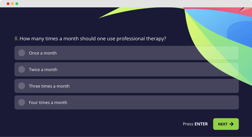 A question example about quantitative research in psychology
