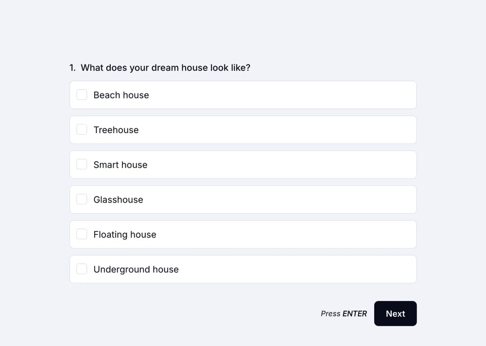 An example icebreaker poll question