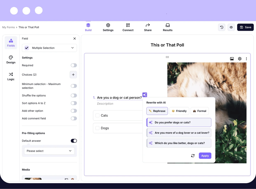 Rephrase the question