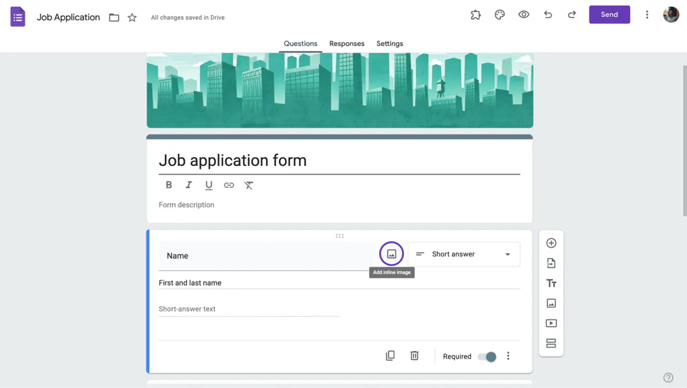 Alanlara resim ekleme