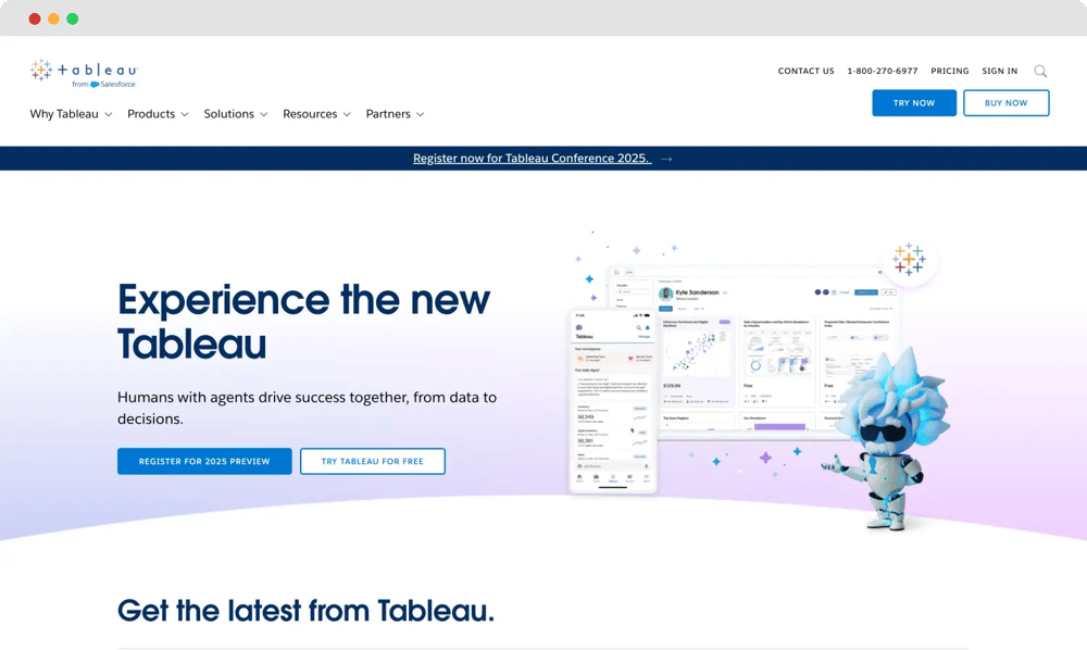 Best data analysis software - Tableau