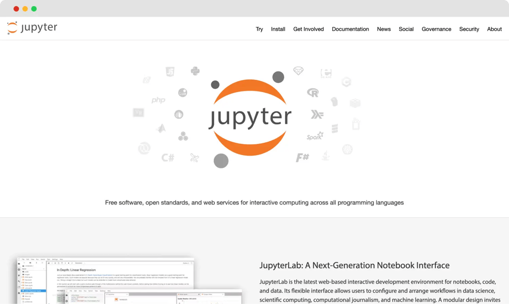 Best data analysis software - Jupyter