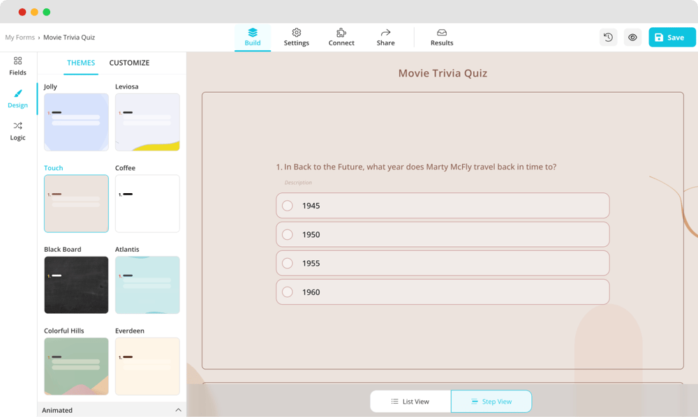 Tasarımı özelleştirin