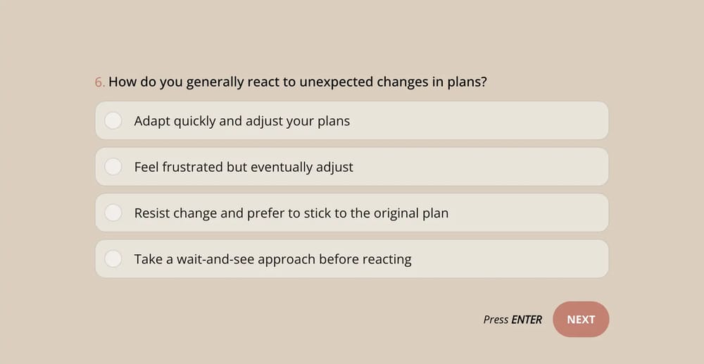 Eine Persönlichkeitsfrage zur Psychologie