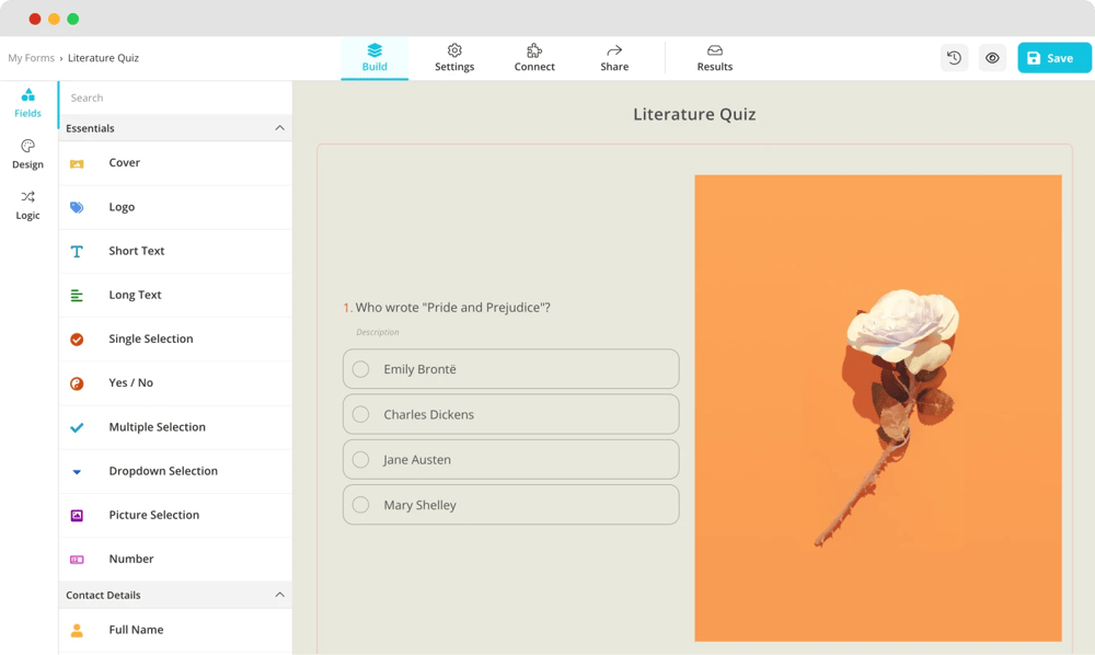Edit the quiz questions