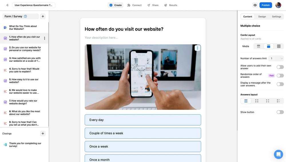 Workspace of Opinion Stage