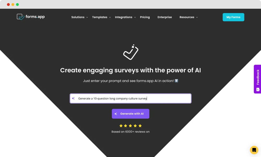 Use AI to create your survey
