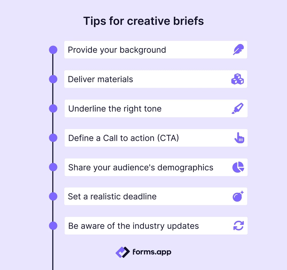 Creative brief tips