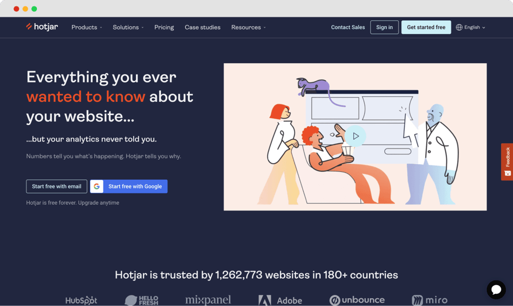 #26 Best marketing tools - Hotjar