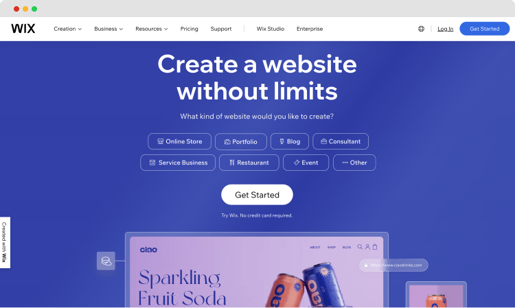 #3 Best marketing tools - Wix