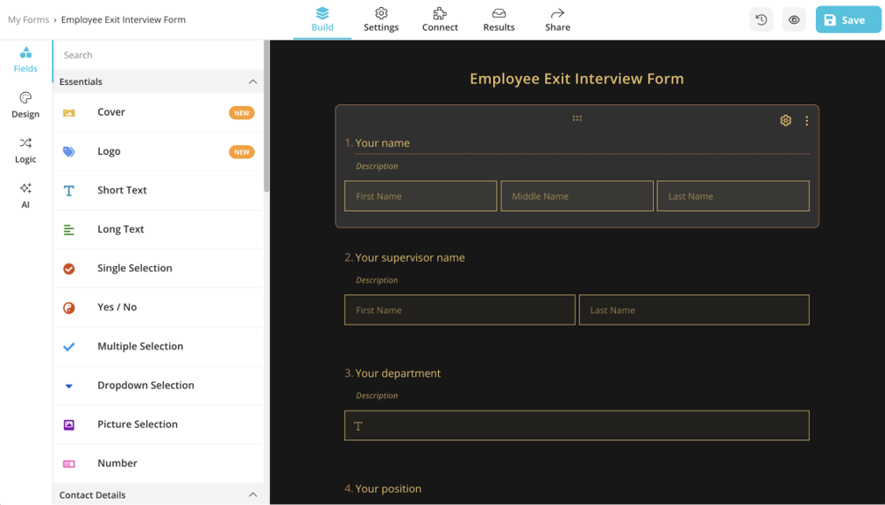 Or select a template