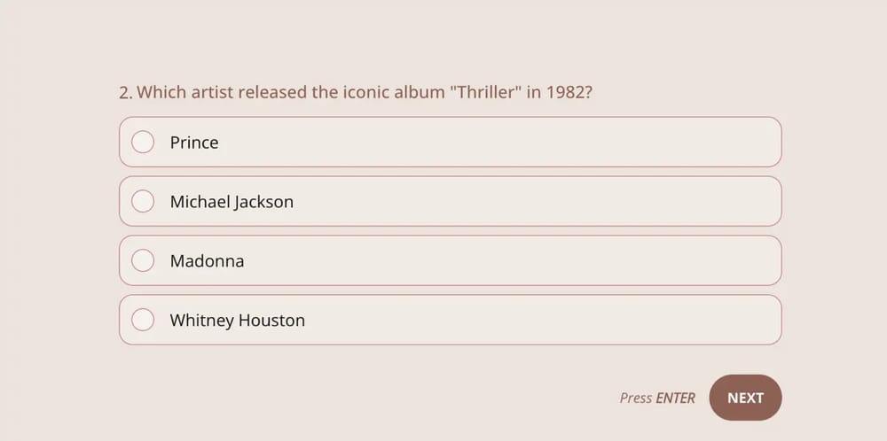 A pop quiz question about the 80s