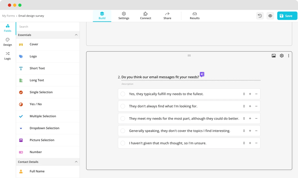 Kendi sorularınızı ekleyin