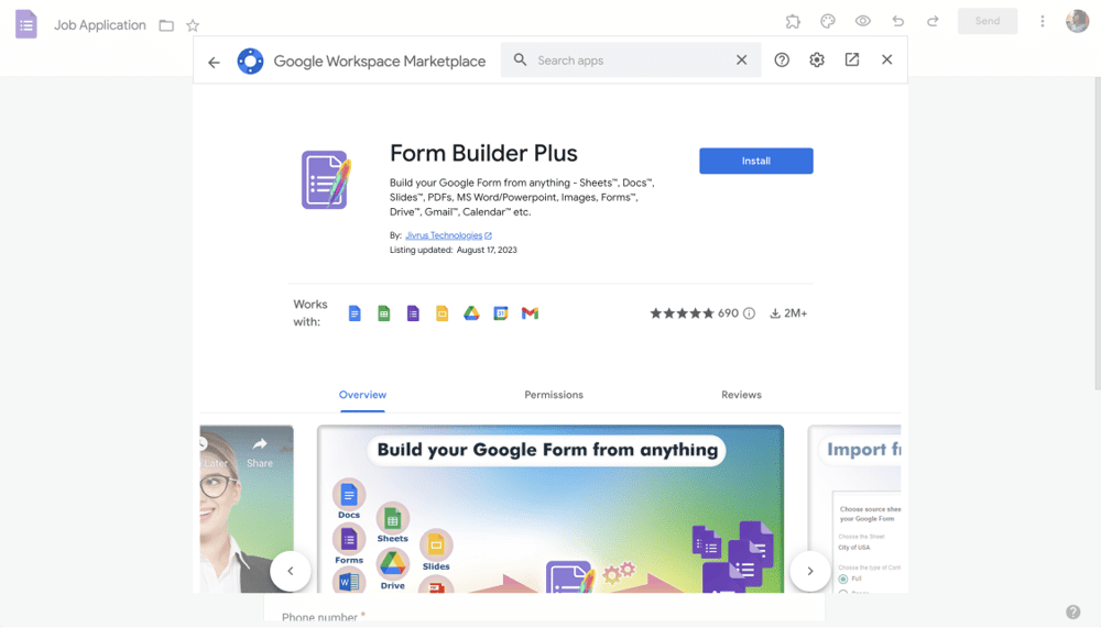 Form Builder Plus