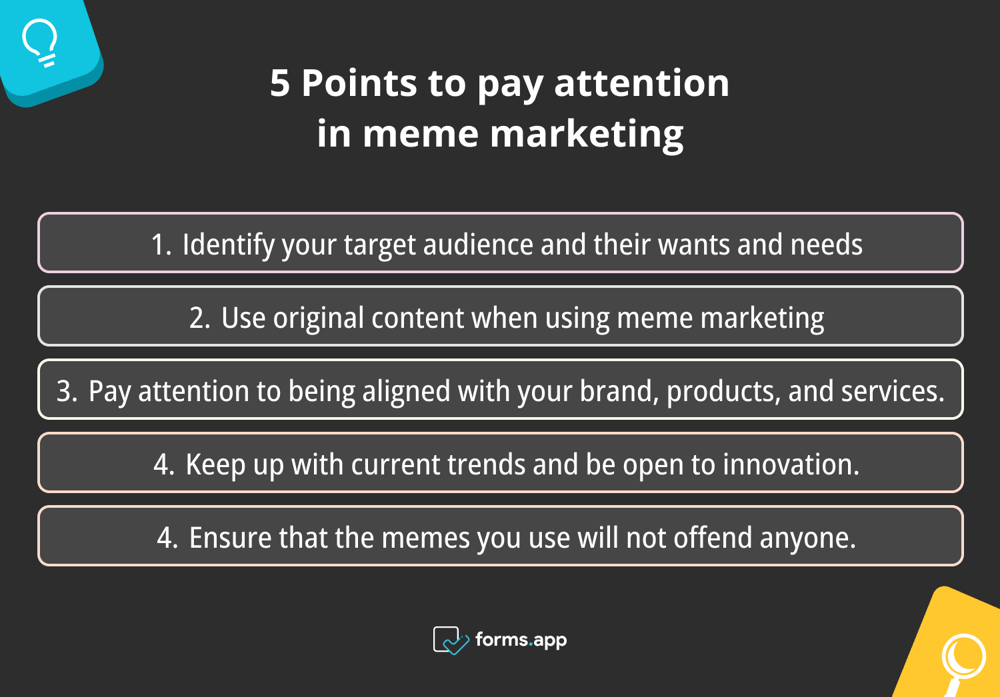 Critical points to pay attention to in meme marketing