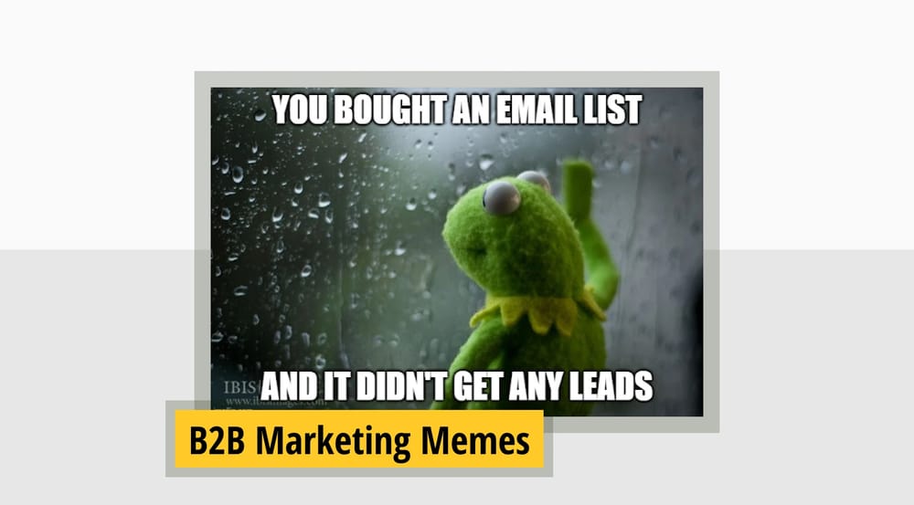 20+ B2B-Marketing-Memes, die du nachvollziehen kannst