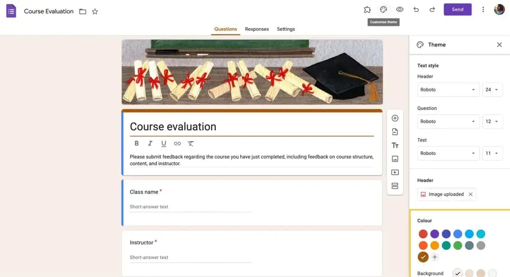Choose the right color for your form