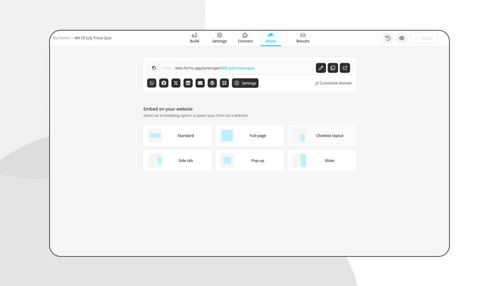 Testinizi düzenleyin ve paylaşın
