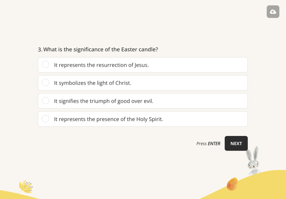Eine Osterquizfrage für Familien