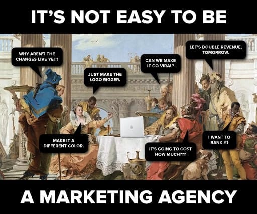 #1 Agency Meme - Source:&nbsp;Agency Analytics