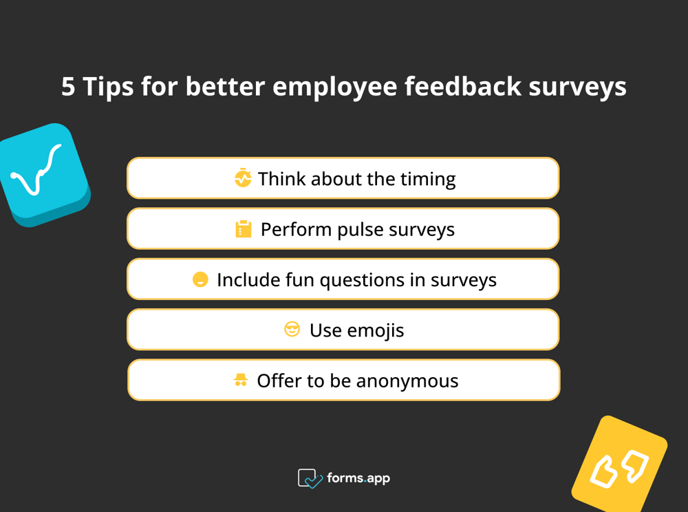 5 Tips for better employee feedback surveys