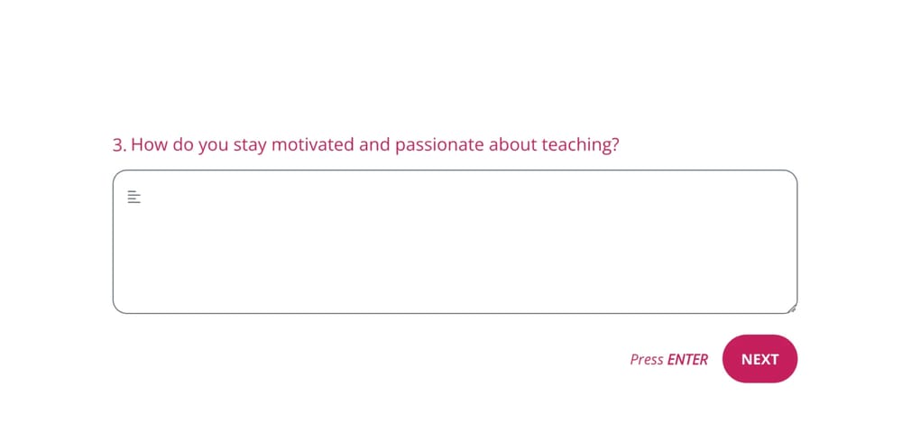 A training needs question for teachers