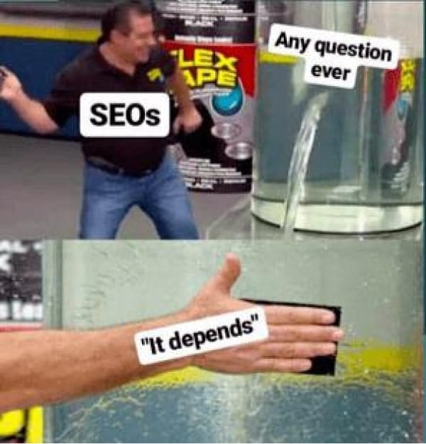 #45 SEO meme - Source: Wishpond