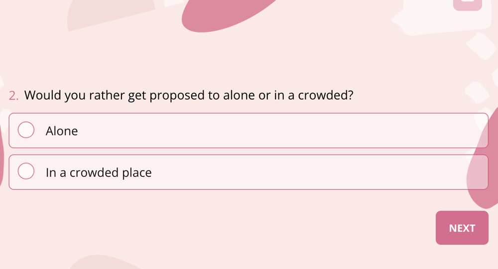 Uma pergunta deste ou aquele para o Dia dos Namorados