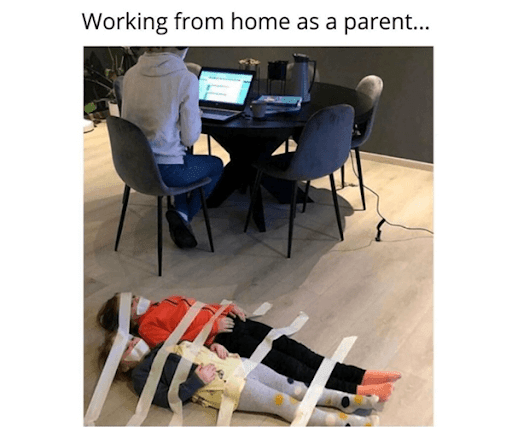 #8 Remote Work Meme - Source: Brosix