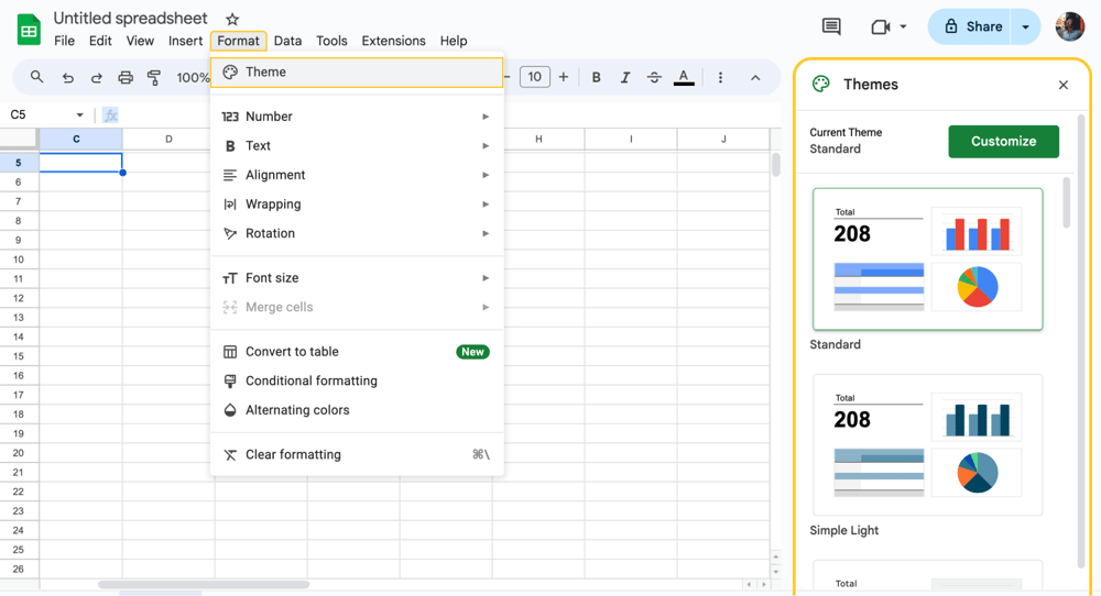 Temanızı özelleştirin