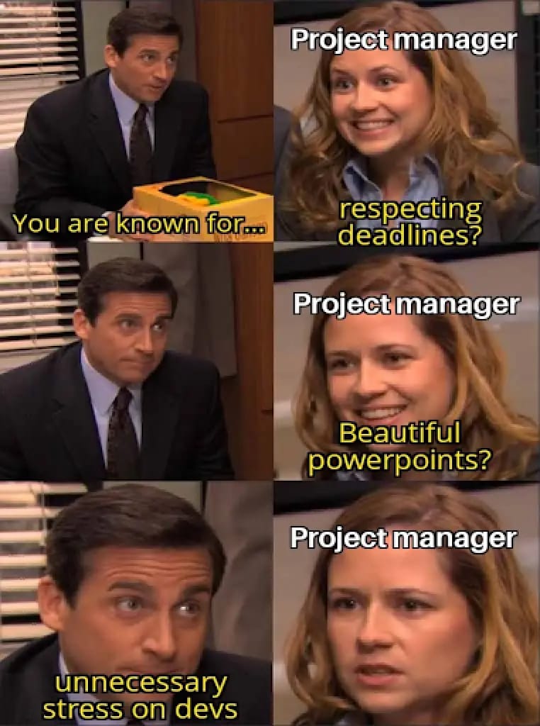 #50 Project Management Meme - Source:&nbsp;makesaasbetter.com